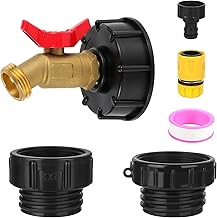 275-330 Gallon IBC Tote Tank Adapter 3-Size Red